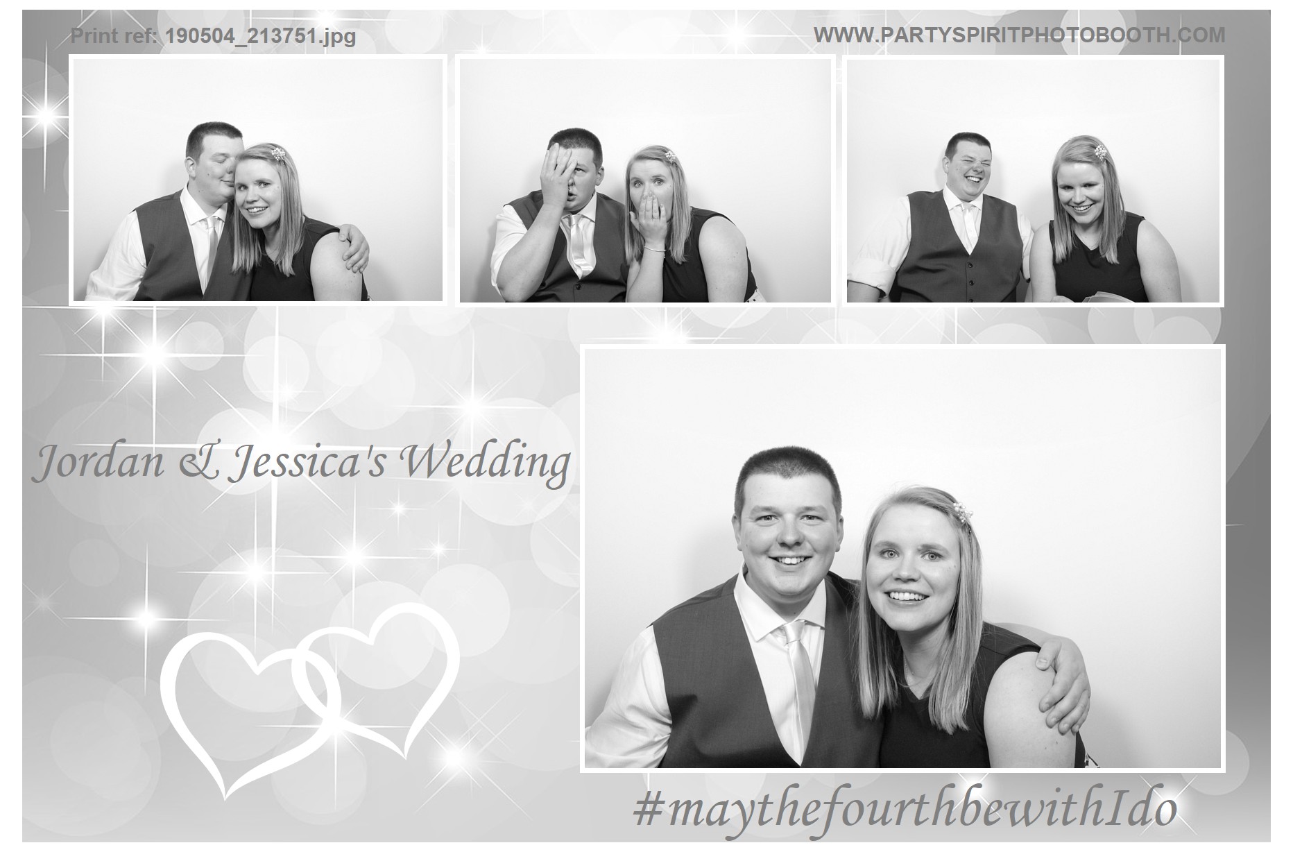 Jordan and Jessica's Wedding | View more photos from the event at gallery.partyspiritphotobooth.com/u/PartySpiritPhotoBooth/Jordan-and-Jessicas-Wedding